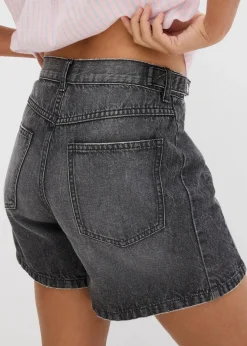 Damen bonprix Jeans|Shorts|Jeans-Shorts Mid Waist, Low Stretch