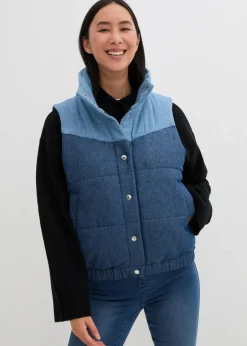 Damen bonprix Bekleidung·Hosen|Jacken & Mäntel|Jeans-Steppweste
