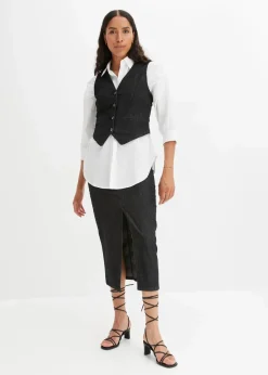 Damen bonprix Nachhaltigere Materialien|Jacken & Mäntel|Jeansweste