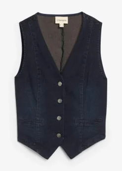 New Jeansweste Damen Bekleidung·Hosen|Jacken & Mäntel