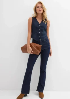 New Jeansweste Damen Bekleidung·Hosen|Jacken & Mäntel