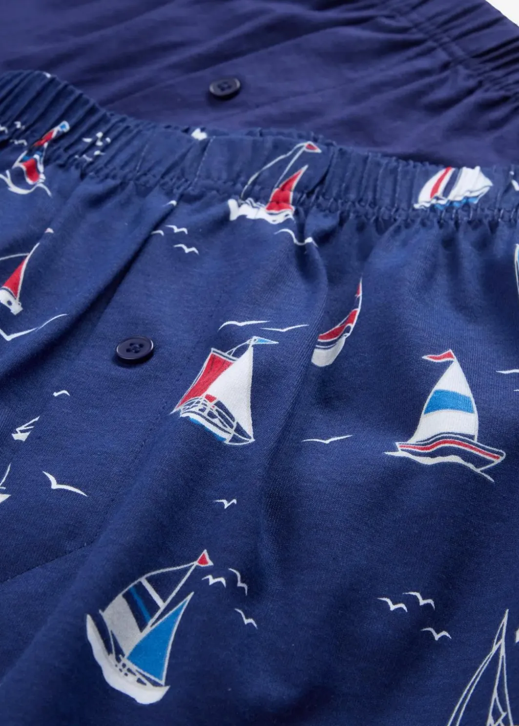 Herren bonprix Boxershorts|Große Größen|Jersey Boxershorts aus Bio-Baumwolle (3er Pack)