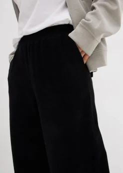 Damen bonprix Hosen|Basics|Jersey Frottee-Hose