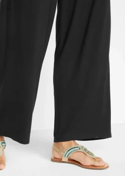 Damen bonprix Bekleidung·Kleider|Hosen|Jersey- Hose aus fließendem Viskose-Mix