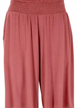Best Jersey-Bermuda aus Viskose-Mix Damen Nachhaltigere Materialien|Hosen