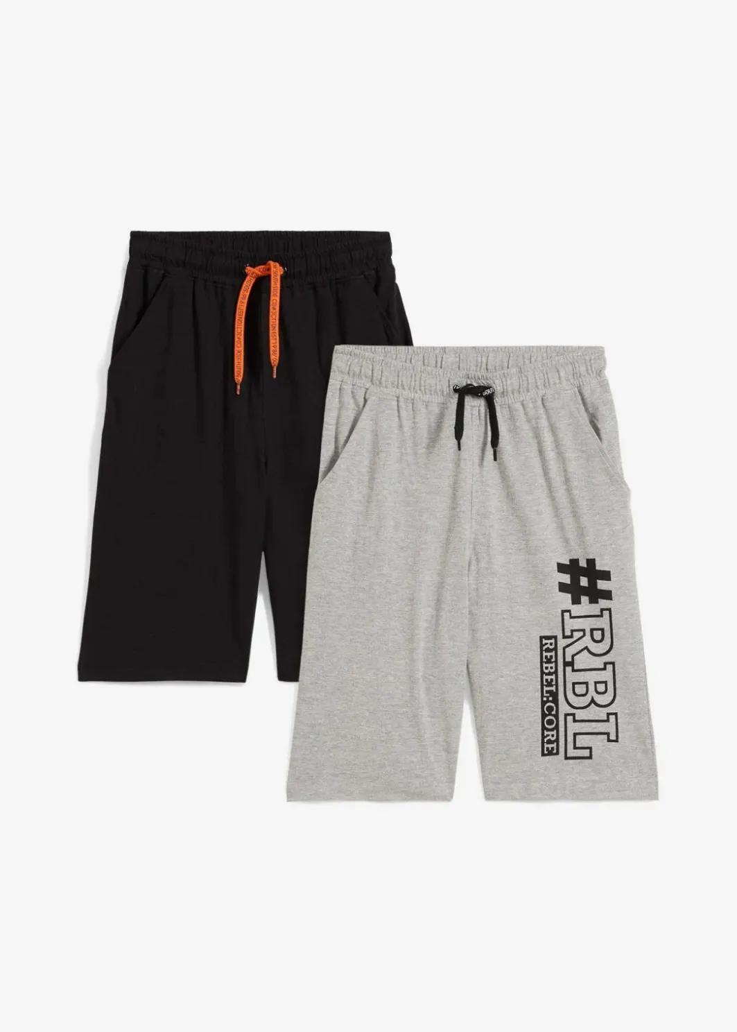 Kinder bonprix Jungen 9-16 Jahre·Mehrfachpacks|Jungen 9-16 Jahre·Shorts|Jersey-Bermuda (2er Pack)