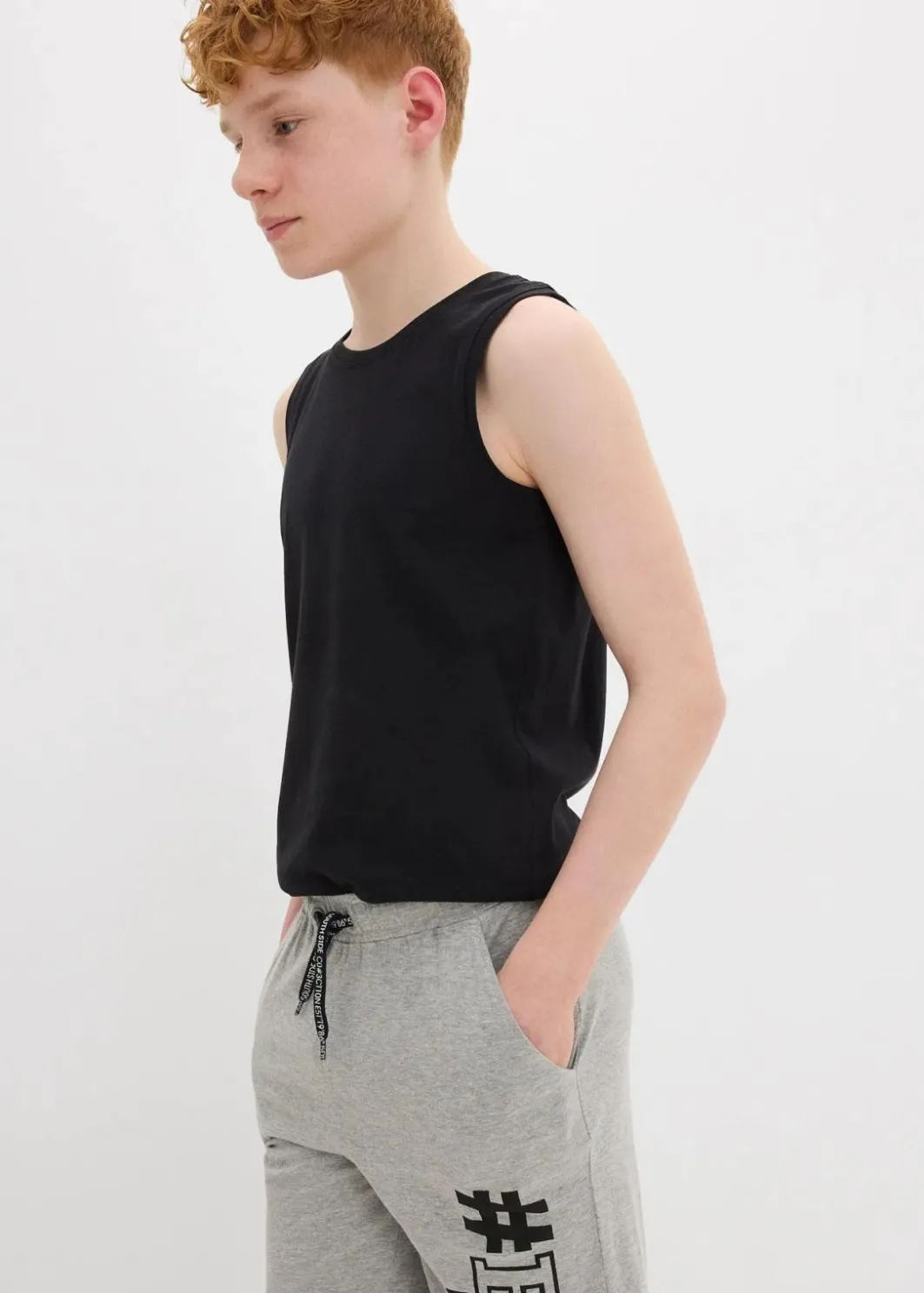 Kinder bonprix Jungen 9-16 Jahre·Mehrfachpacks|Jungen 9-16 Jahre·Shorts|Jersey-Bermuda (2er Pack)