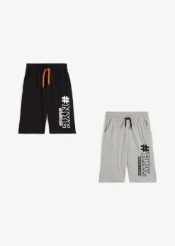 Kinder bonprix Jungen 9-16 Jahre·Mehrfachpacks|Jungen 9-16 Jahre·Shorts|Jersey-Bermuda (2er Pack)