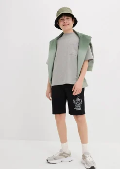 Kinder bonprix Jungen 2-8 Jahre·Nachhaltigere Materialien|Jungen 9-16 Jahre·Shorts|Jersey-Bermuda (2er Pack) mit Bio-Baumwolle
