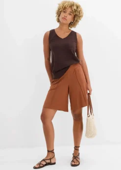 Outlet Jersey-Bermuda mit Bequembund Damen Bekleidung·Outdoorbekleidung|Bekleidung·Kleider