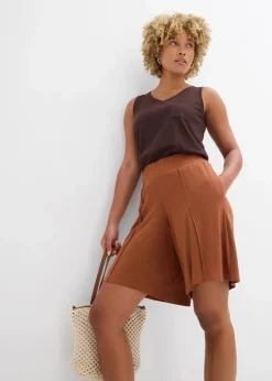 Outlet Jersey-Bermuda mit Bequembund Damen Bekleidung·Outdoorbekleidung|Bekleidung·Kleider