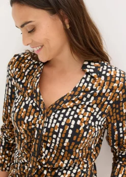 Discount Jersey-Bluse mit Viskose Damen Bekleidung·Jacken & Mäntel|Blusen & Tuniken