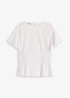 Damen bonprix Shirts & Tops|Jerseycrepe-Shirt mit Smock
