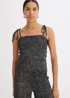 Hot Jerseycrepe-Top Damen Zweiteiler & Sets|Shirts & Tops