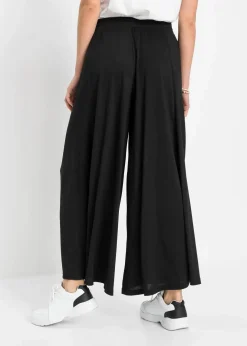 Hot Jersey-Culotte mit weitem Bein Damen Bekleidung·Kleider|Hosen