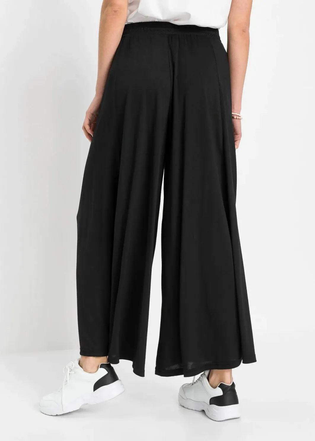 Hot Jersey-Culotte mit weitem Bein Damen Bekleidung·Kleider|Hosen