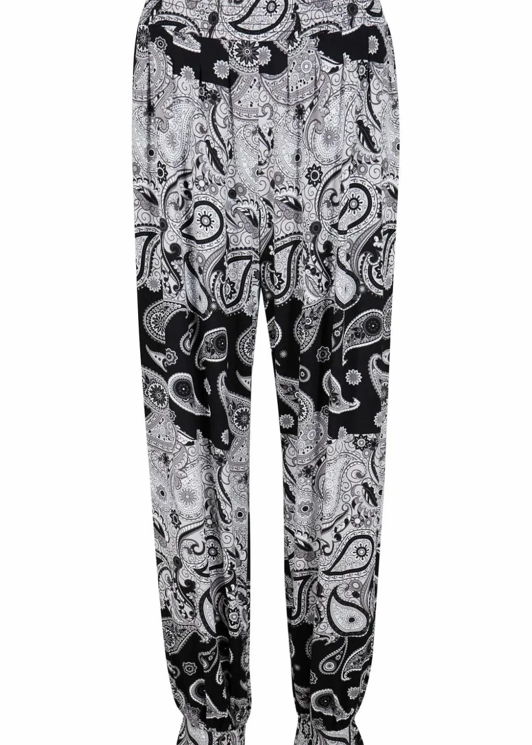 New Jersey-Haremshose aus fließendem Viskose-Mix Damen Bekleidung·Kleider|Hosen