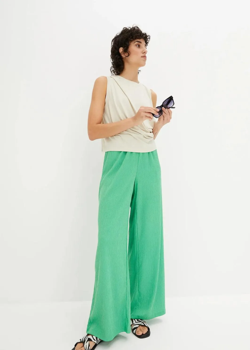 Damen bonprix Nachhaltigere Materialien|Hosen|Jersey-Hose