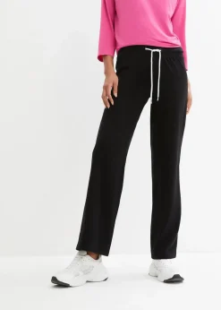 Damen bonprix Bekleidung·Röcke|Bekleidung·Kleider|Jersey-Hose aus Baumwolle mit Stretch
