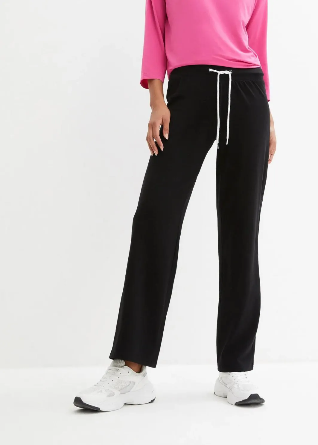 Damen bonprix Bekleidung·Röcke|Bekleidung·Kleider|Jersey-Hose aus Baumwolle mit Stretch