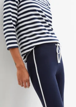 Damen bonprix Hosen|Basics|Jersey-Hose aus Baumwolle mit Stretch