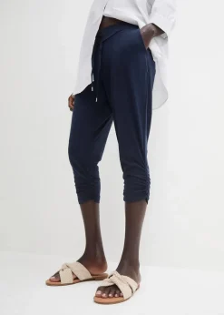 Damen bonprix Hosen|Bekleidung·Kleider|Jersey-Hose aus Baumwoll-Mix