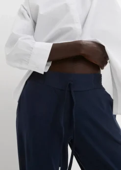 Damen bonprix Hosen|Bekleidung·Kleider|Jersey-Hose aus Baumwoll-Mix