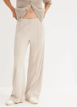 Jersey-Hose aus bequemen Punto di Roma Damen Hosen|Sweat