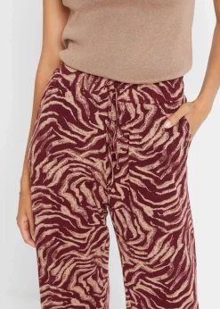 Clearance Jersey-Hose aus fließendem Viskose-Mix Damen Nachhaltigere Materialien|Hosen