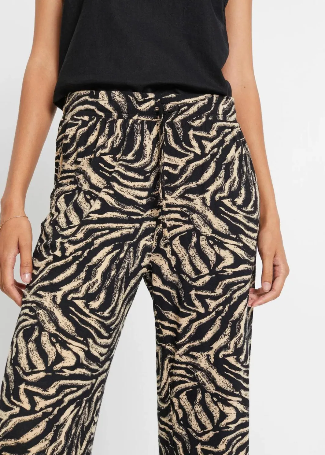 Hot Jersey-Hose aus fließendem Viskose-Mix Damen Bekleidung·Kleider|Hosen