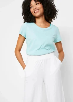 Sale Jersey-Hose aus fließendem Viskose-Mix, 7-8-Länge Damen Bekleidung·Kleider|Nachhaltigere Materialien