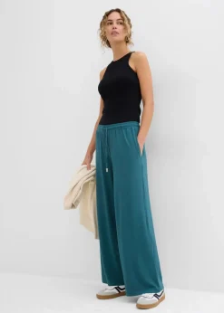 Outlet Jersey-Hose aus fließender Viskose Damen Bekleidung·Röcke|Bekleidung·Kleider