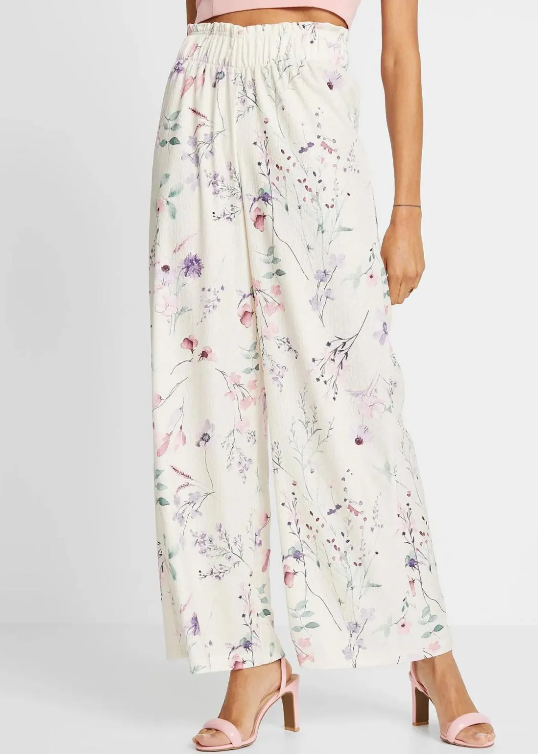 Hot Jersey-Hose aus luftigem Crêpe Damen Bekleidung·Kleider|Hosen