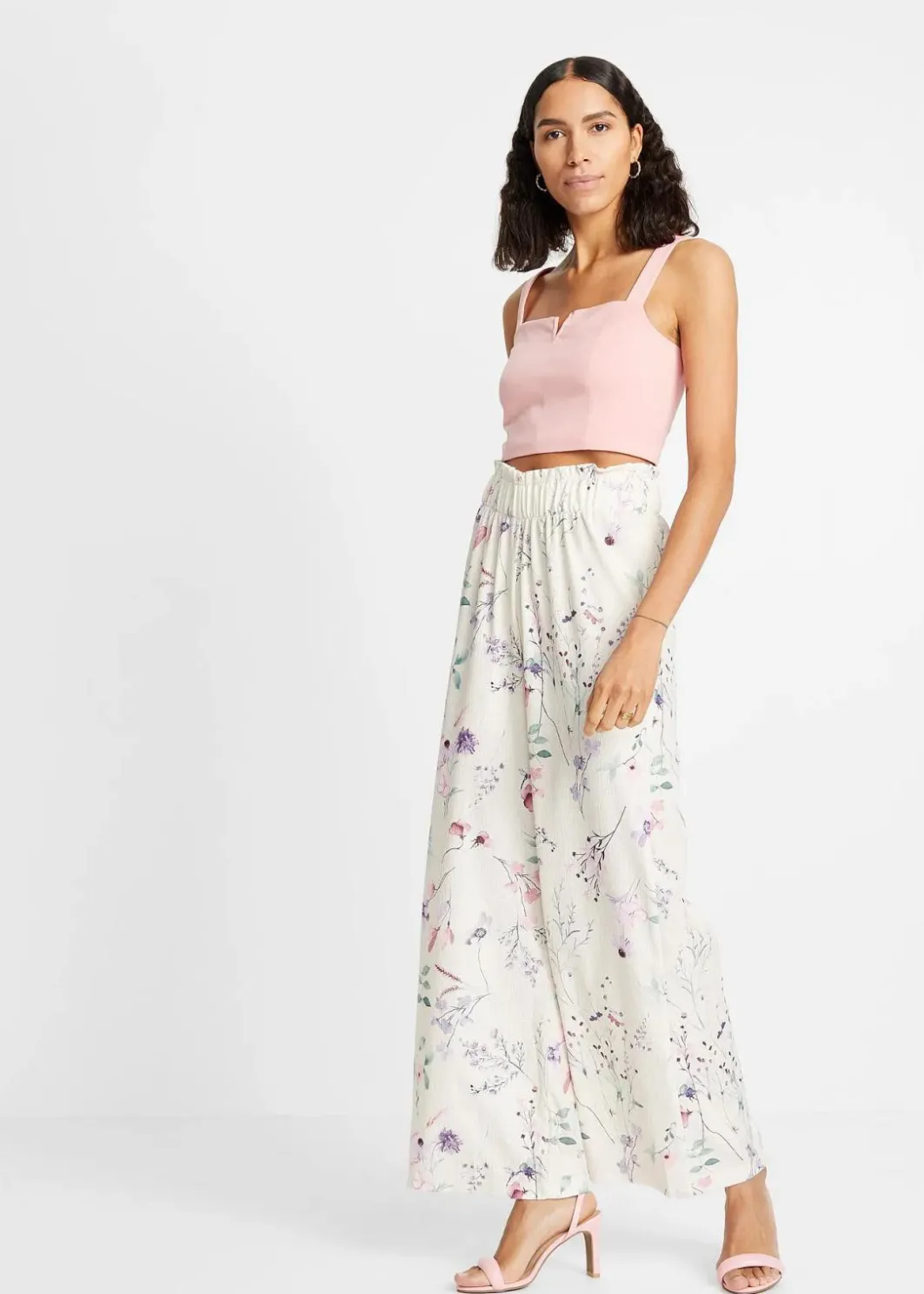 Hot Jersey-Hose aus luftigem Crêpe Damen Bekleidung·Kleider|Hosen