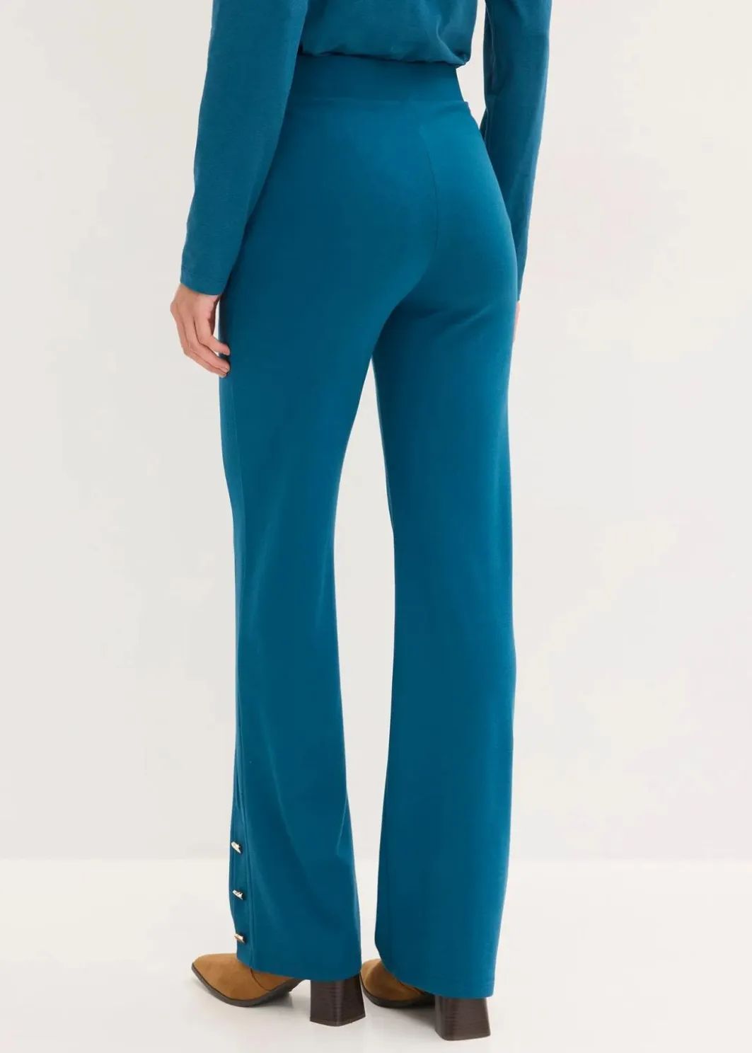 New Jersey-Hose aus Punto di Roma Damen Bekleidung·Kleider|Hosen