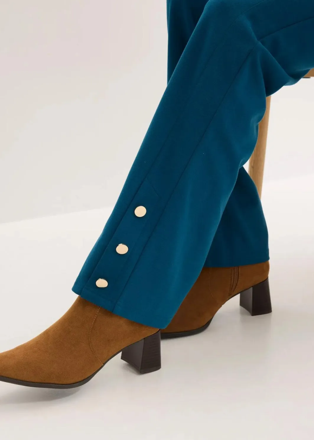 New Jersey-Hose aus Punto di Roma Damen Bekleidung·Kleider|Hosen