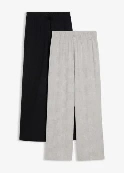 Online Jersey-Hose aus Rippe (2er Pack) Damen Hosen|Bekleidung·Kleider