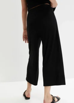 Clearance Jersey-Hose aus Rippe mit Bequembund Damen Bekleidung·Kleider|Hosen