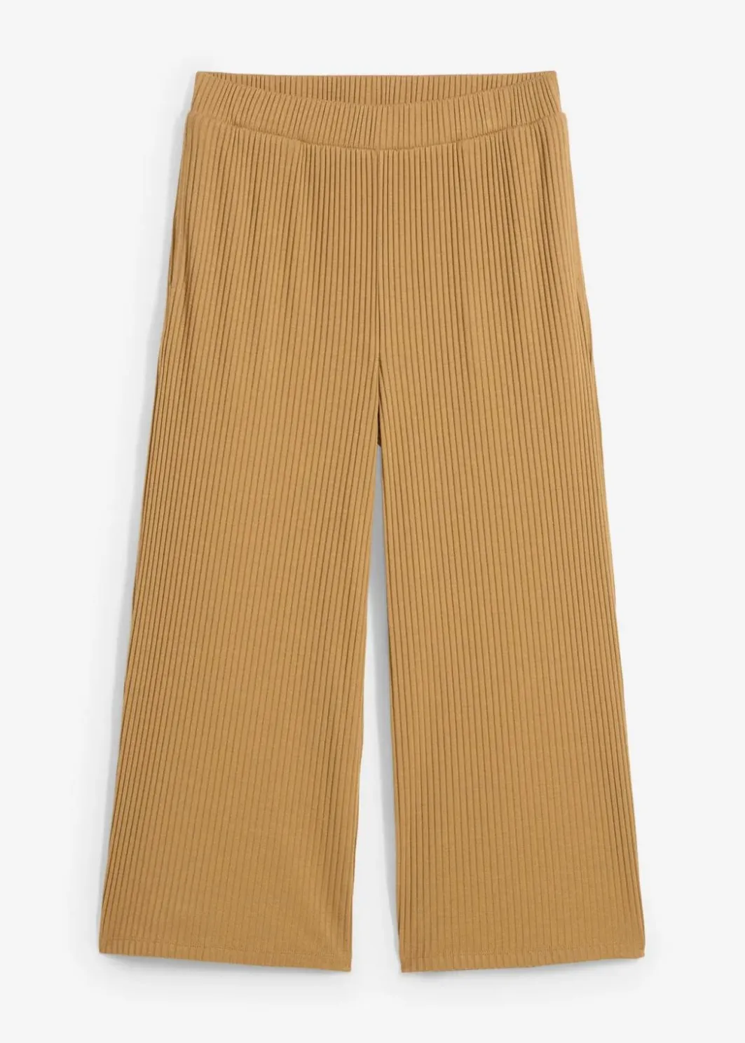 Damen bonprix Hosen|Bekleidung·Kleider|Jersey-Hose aus Rippe mit Bequembund