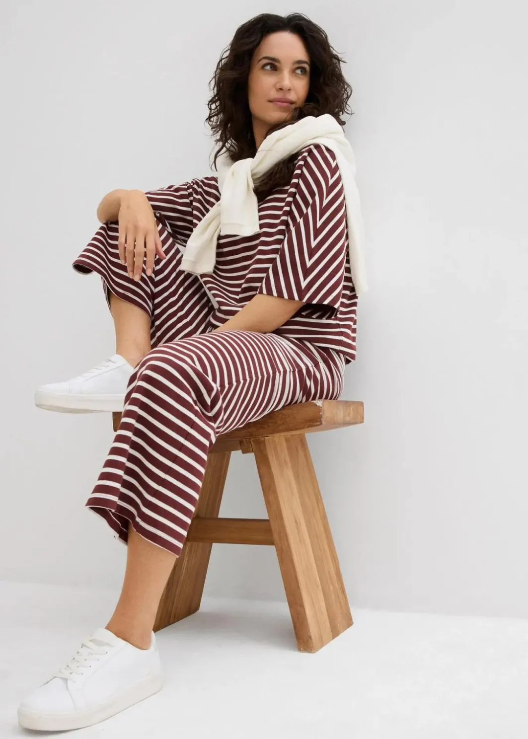Hot Jersey-Hose aus strukturierter Baumwolle Damen Bekleidung·Kleider|Hosen