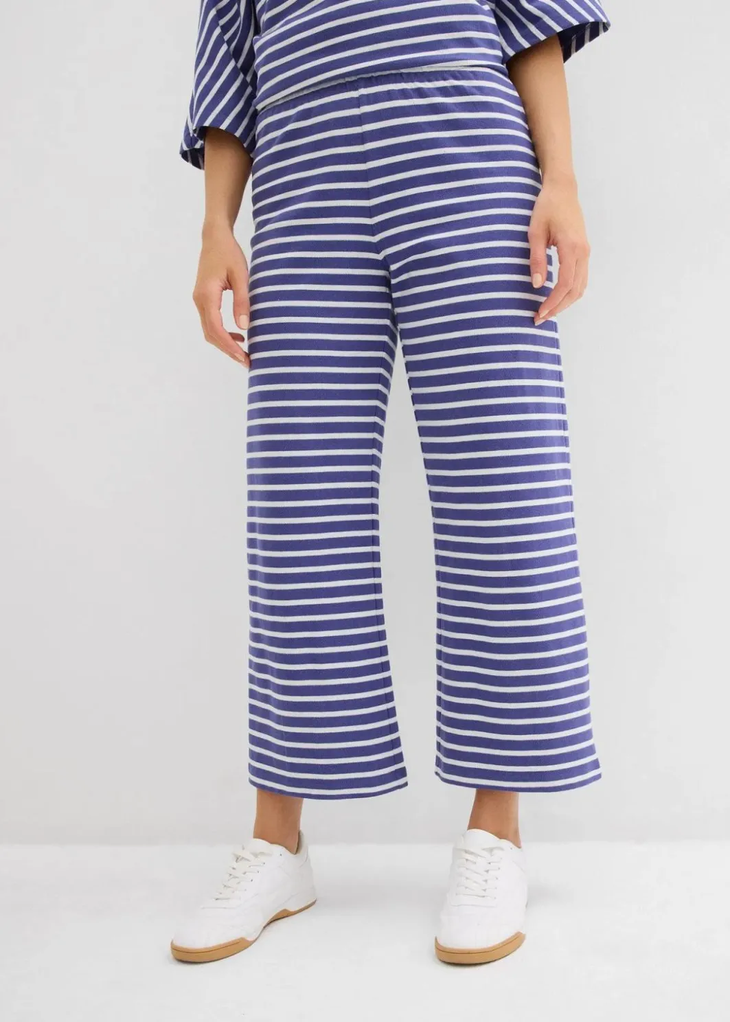 Jersey-Hose aus strukturierter Baumwolle Damen Hosen|Bekleidung·Kleider