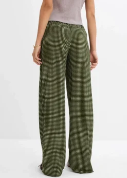 Damen bonprix Bekleidung·Kleider|Hosen|Jersey-Hose aus strukturiertem Crêpe