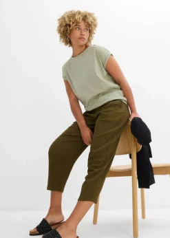 Best Jersey-Hose aus Strukturmaterial Damen Hosen|Bekleidung·Kleider