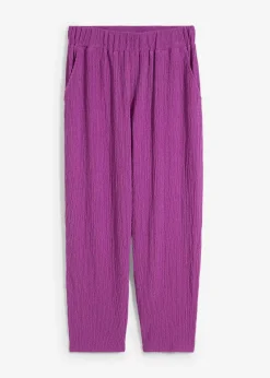 Damen bonprix Hosen|Bekleidung·Kleider|Jersey-Hose aus Strukturmaterial