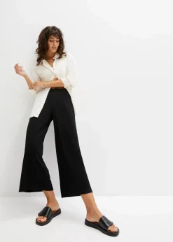 Damen bonprix Bekleidung·Kleider|Hosen|Jerseyhose mit Bequembund