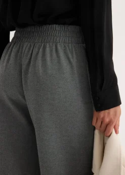 Clearance Jersey-Hose mit dekorativem Riegel Damen Bekleidung·Kleider|Hosen