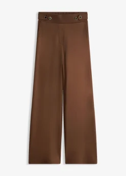 Damen bonprix Hosen|Bekleidung·Kleider|Jersey-Hose mit dekorativem Riegel