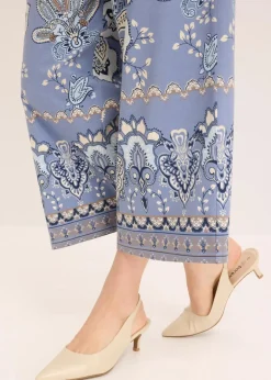 Hot Jersey-Hose mit Paisleydruck Damen Hosen
