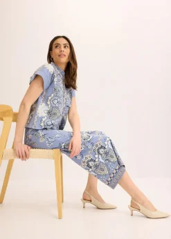 Hot Jersey-Hose mit Paisleydruck Damen Hosen