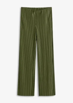 Damen bonprix Bekleidung·Kleider|Hosen|Jersey-Hose mit Plissee